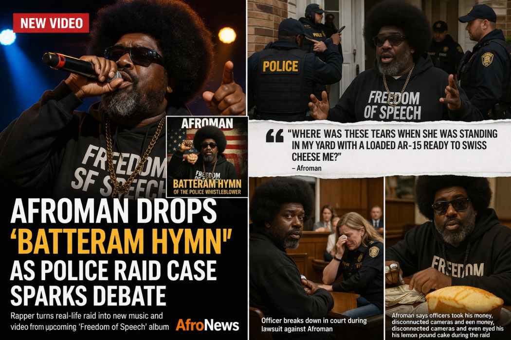 Afroman Drops “Batterram Hymn” Video as Viral Police Raid Case Sparks Debate
